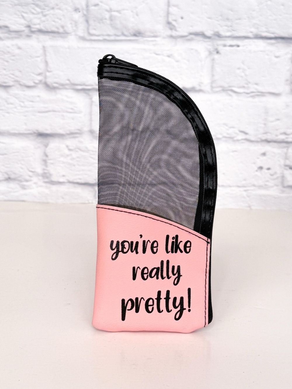 “You’re like really pretty!” Cosmetic Makeup Pouch Bag